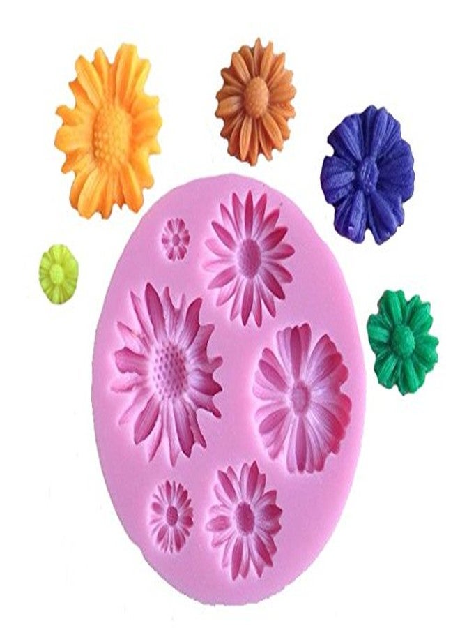Futaba Cute Mini Sunflower Silicone Mold - Image 1